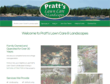 Tablet Screenshot of prattslawncare.com